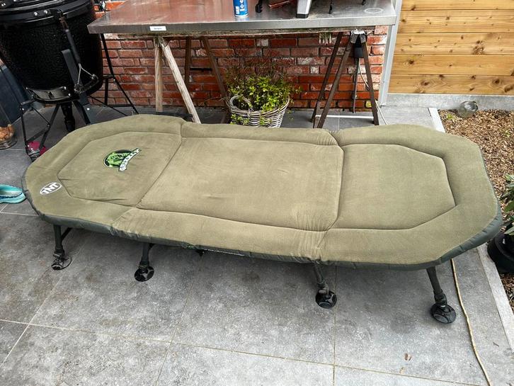 Bedchair - Grizzly ST Flat Compressed System, Watersport en Boten, Hengelsport | Karpervissen, Zo goed als nieuw, Ophalen