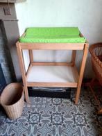 Houten verschoontafel, Kinderen en Baby's, Kinderkamer | Commodes en Kasten, Ophalen, Zo goed als nieuw, Opstaande rand