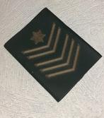 Militaria vintage insigne embleem rang Adjudant, Emblème ou Badge, Envoi