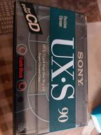3 splinternieuwe audio cassette sony UX.S 90 minuten opname, Cd's en Dvd's, 2 t/m 25 bandjes, Overige genres, Met bewaardoos, rek of koffer