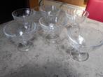 6 Glazen ijscoupes, Huis en Inrichting, Ophalen, Nieuw, Glas
