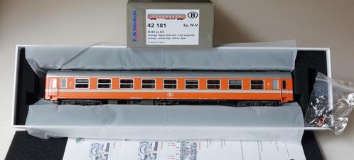 NMBS LS-MODELLEN AUTO I4 B9 ex A9*HO*DC N 42181, Hobby en Vrije tijd, Modeltreinen | H0, Nieuw, Treinset, Gelijkstroom, Overige merken