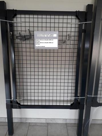 tuinpoort 1250 mm hoog en 1750 mm hoog beschikbaar voor biedingen