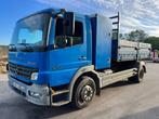 Mercedes Atego 1218 met containersysteem en 2 containers, Zwart, Blauw, Mercedes-Benz, Bedrijf