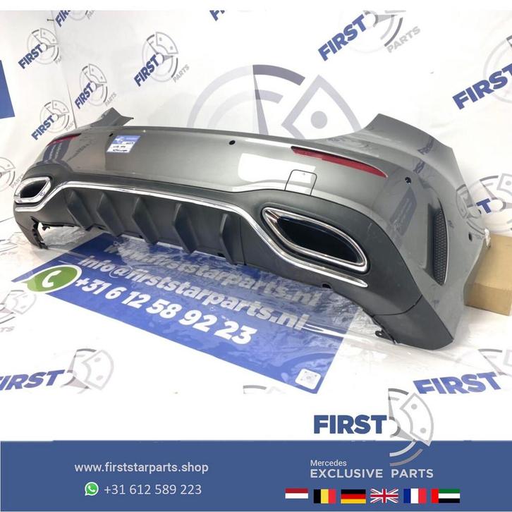 W177 AMG ACHTERBUMPER COMPLEET Mercedes A Klasse 2018-2023 +, Auto-onderdelen, Carrosserie, Bumper, Mercedes-Benz, Achter, Gebruikt