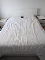 Ikea MALM bed + boxspring Lonset + 2 MALM nachtkastjes, Huis en Inrichting, Slaapkamer | Boxsprings, Ophalen, Zo goed als nieuw