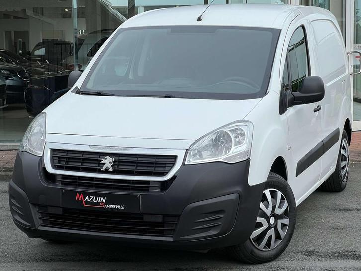 Peugeot Partner 1.6 BlueHDi L2H1 * 1er Prop * Carnet Complet, Auto's, Bestelwagens en Lichte vracht, Bedrijf, Te koop, ABS, Airbags