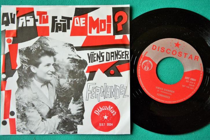 Fernandez – Qu'As-Tu Fait De Moi - Promo vinyl singel (B), Cd's en Dvd's, Vinyl Singles, Zo goed als nieuw, Single, Pop, 7 inch