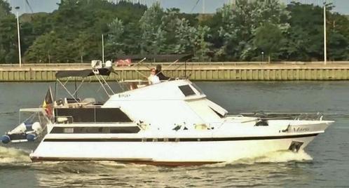 Motorcruiser Beachcraft 11,90 x 3,80, Watersport en Boten, Motorboten en Motorjachten, Gebruikt, Staal, Diesel, Binnenboordmotor