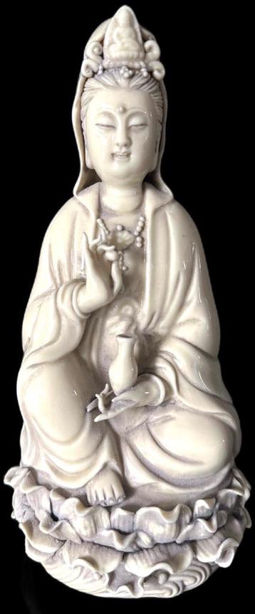 Dehua Porselein Kwan Yin Guan Yin Beeld Blanc De Chine beschikbaar voor biedingen