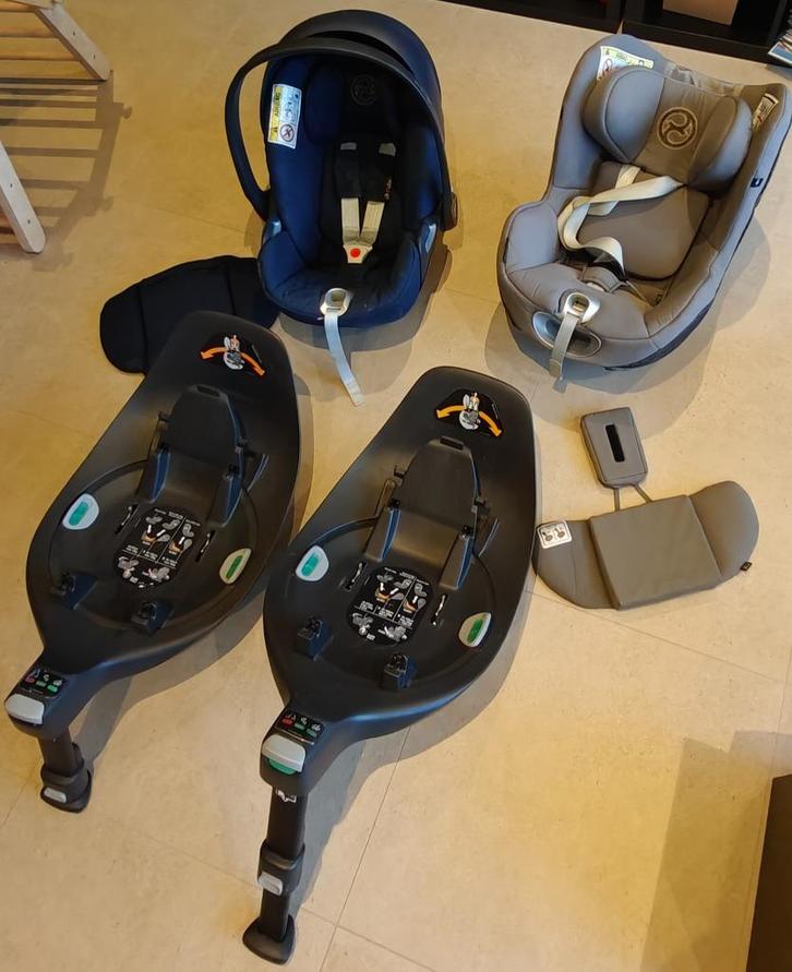 Cybex Cloud Z + Sirona Z + 2x i-size base, Kinderen en Baby's, Autostoeltjes, Gebruikt, Overige merken, Isofix, Verstelbare rugleuning