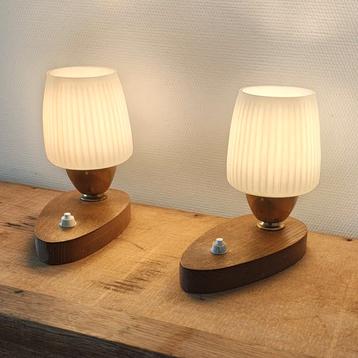 Lampes de chevets Vintage années 1960's  beschikbaar voor biedingen