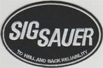Sig Sauer stoffen opstrijk patch embleem #2, Collections, Vêtements & Patrons, Envoi, Neuf