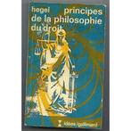 principes de la philosophie du droit - hegel, Livres, Philosophie, Comme neuf, Autres sujets/thèmes, Enlèvement ou Envoi, HEGEL