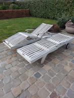 Loungezetels, Tuin en Terras, Tuinsets en Loungesets, Ophalen, Gebruikt, Hout
