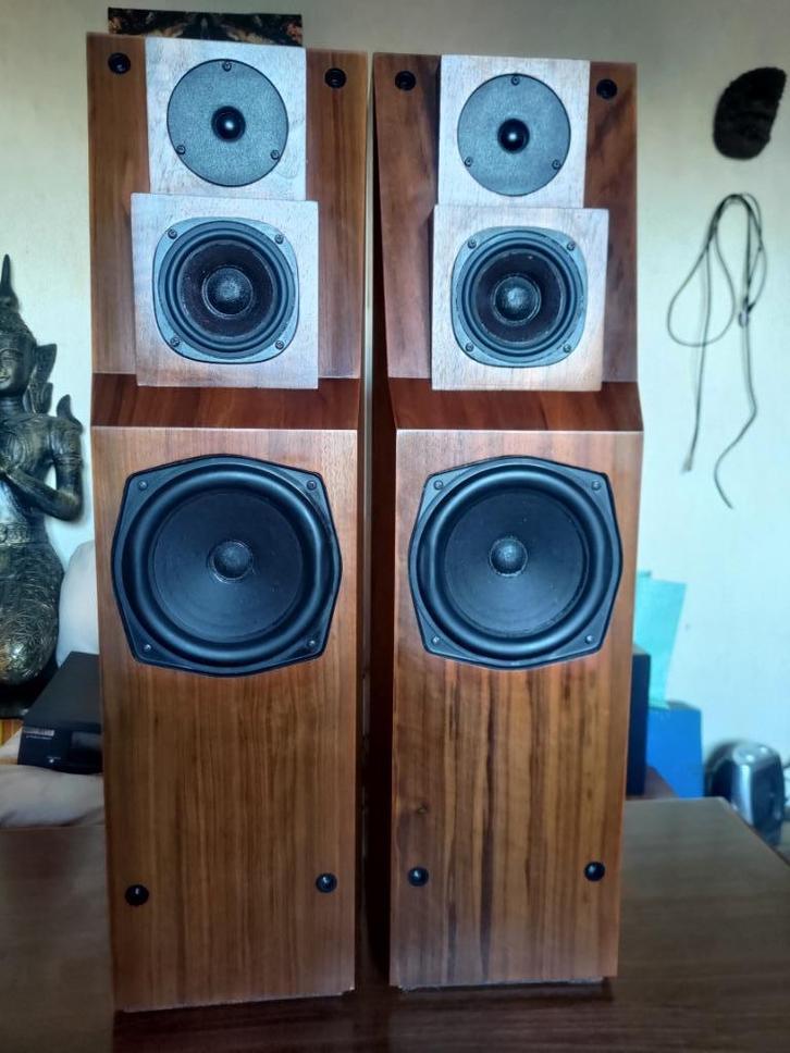 Elipson 1812 (1986), Audio, Tv en Foto, Luidsprekerboxen, Gebruikt, Front, Rear of Stereo speakers, 60 tot 120 watt, Overige merken