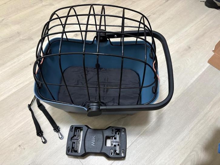 Hondenfietsmand BASIL BUDDY MIK, Dieren en Toebehoren, Hondenmanden, Zo goed als nieuw, Polyester, Ophalen of Verzenden