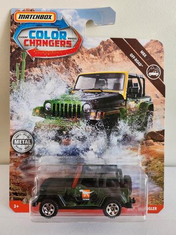 Matchbox Color Changers Jeep Wrangler (2019) beschikbaar voor biedingen