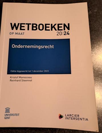 Boek Handelswetenschappen "Wetboeken 20/2024", Enlèvement, Utilisé