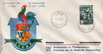 1955 - BELGIË - 125 jaar Belgische Omwenteling + LIEGE beschikbaar voor biedingen