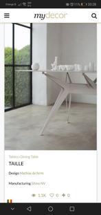 Sintino keramieken eettafel en 6 stoelen - Design, Huis en Inrichting, Tafels | Eettafels, Overige vormen, 200 cm of meer, 100 tot 150 cm