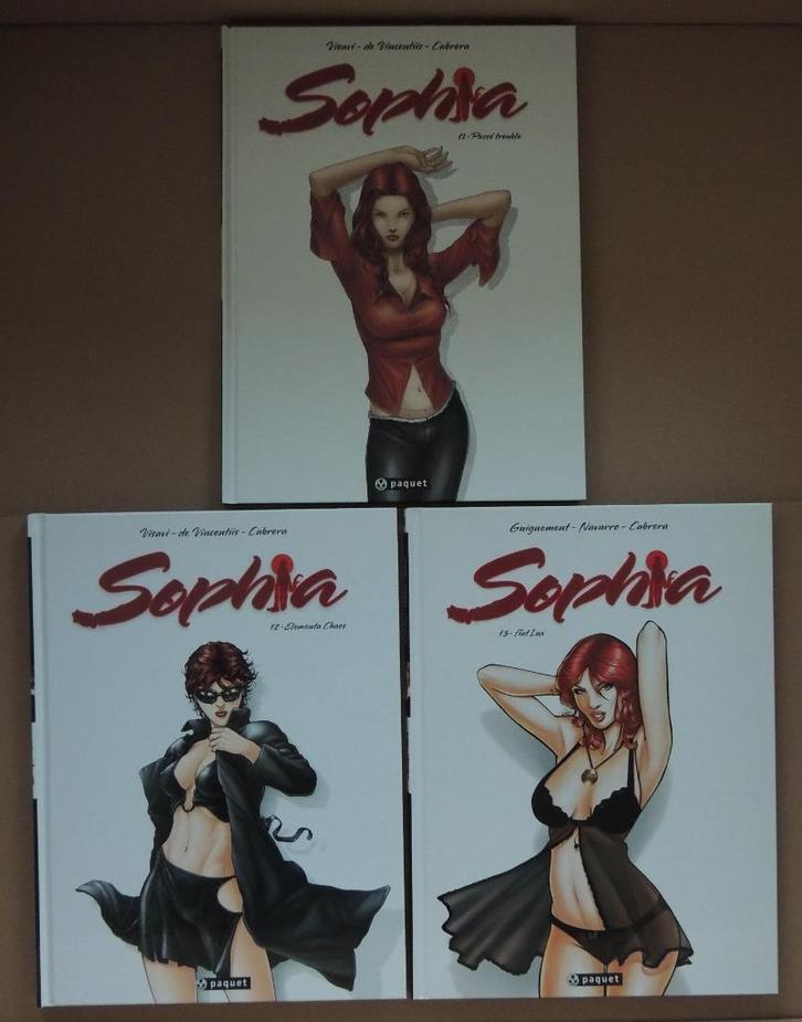 Sophia FR Complete reeks 3 delen, 2 en 3 EO, Boeken, Stripverhalen, Zo goed als nieuw, Complete serie of reeks, Ophalen of Verzenden