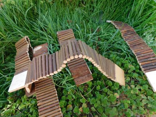 pont suspendu pour rongeur x 6 - pont en bois - cage -, Dieren en Toebehoren, Knaagdieren en Konijnen | Toebehoren, Gebruikt, Knaagmateriaal