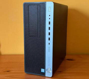 Snel en stil Hp elitedesk 800 G5/i5-8500U/16gb ram/512gb ssd beschikbaar voor biedingen