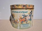Verzamelen. Delacre ovale blikken doos Fables de La Fontaine, Verzamelen, Ophalen of Verzenden, Gebruikt, Overige, Overige merken