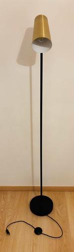 Lampe sur pied neuve noir et laiton doré, Maison & Meubles, Enlèvement, Comme neuf