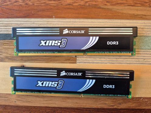 Corsair RAM-geheugen 4GB (2x2GB) DDR3 1333MHz, Computers en Software, RAM geheugen, Gebruikt, Desktop, 4 GB, DDR3, Ophalen of Verzenden