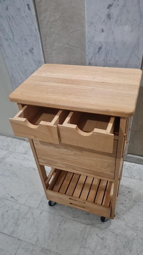 Trolley met opbergruimte, Huis en Inrichting, Tafels | Sidetables, Zo goed als nieuw, 25 tot 50 cm, Minder dan 50 cm, Rechthoekig