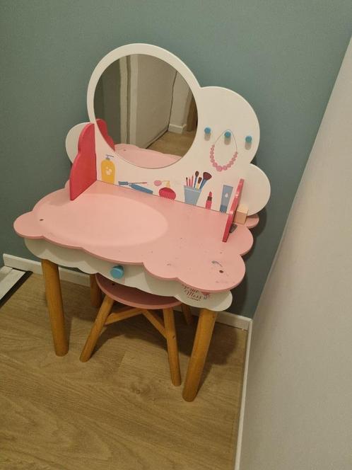 Janod - Kinder make-up tafeltje incl toebehoren, Kinderen en Baby's, Speelgoed | Overig, Gebruikt, Meisje, Ophalen