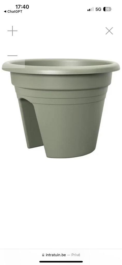 Balkon bloempotten nieuw, Tuin en Terras, Bloembakken en Plantenbakken, Zo goed als nieuw, Balkon, Ophalen