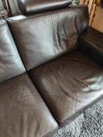 3-zit in buffel leder, Huis en Inrichting, Ophalen, Gebruikt, 100 tot 125 cm, Leer