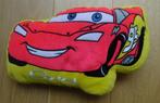 Cars Bliksem Mc Queen kussen 39 cm - geel, Ophalen of Verzenden, Gebruikt, Kleed of Kussen