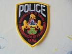 Badge USA POLICE 3, Emblème ou Badge, Autres, Enlèvement ou Envoi