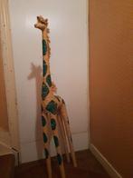 Belle girafe vintage en osier, Antiquités & Art, Art | Sculptures & Bois, Enlèvement