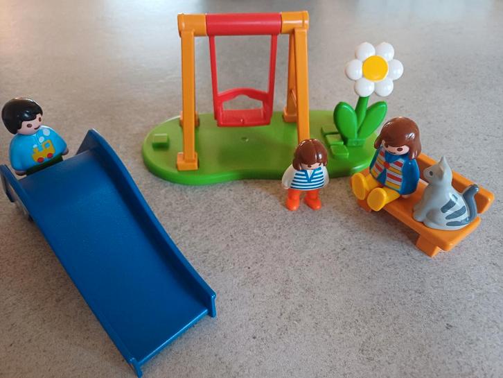 Playmobil 123 - speeltuintje in zeer nette staat, Enfants & Bébés, Jouets | Playmobil, Utilisé, Ensemble complet, Enlèvement