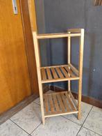 Bamboe open rekje bad- of of slaapkamer 75x33x33, Huis en Inrichting, Ophalen, Zo goed als nieuw, Beige, Overige typen