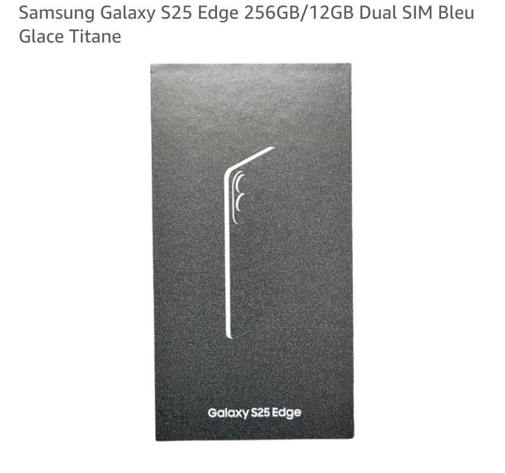 Samsung s25 edge nouveaux pas utiliser, Telecommunicatie, Mobiele telefoons | Samsung, Ophalen of Verzenden
