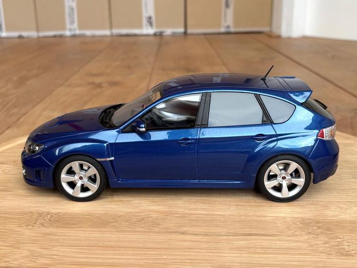 Subaru Impreza WRX STI 2008-2010 blauw 1:18 OttO OT250 ovp, Hobby en Vrije tijd, Modelauto's | 1:18, Nieuw, Auto, OttOMobile, Ophalen of Verzenden