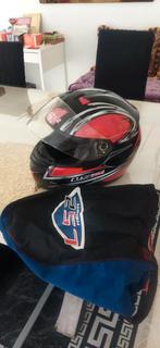 Gemengde motorhelm maat XL/L52 met beschermhoes, Motoren, Ophalen of Verzenden, XL