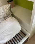 eenpersoonsbed met 2 lades en kopstuk met laden, Huis en Inrichting, Slaapkamer | Bedden, Ophalen, Zo goed als nieuw