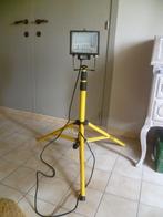 staande bouwlamp, Huis en Inrichting, Lampen | Vloerlampen, Ophalen, Gebruikt, Metaal, 100 tot 150 cm