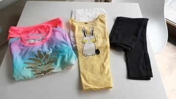 Bundel - zwempakje, legging, pyjama - Maat 104 beschikbaar voor biedingen