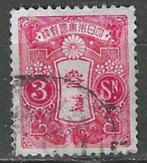 Japan 1913 - Yvert 121 - Courante reeks - 3 s. (ST), Timbres & Monnaies, Timbres | Asie, Affranchi, Envoi