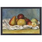 Peren en Appelen - Pierre-Auguste Renoir canvas + baklijst 7, Nieuw, Verzenden