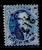 Belge 1863 - Léopold I n 15, Timbres & Monnaies, Timbres | Europe | Belgique, Envoi, Oblitéré