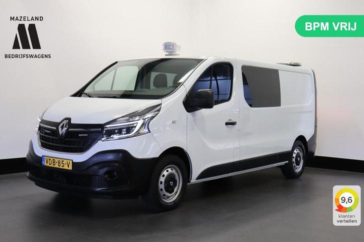 Renault Trafic 2.0 dCi 120PK L2 Dubbele cabine EURO 6 - Airc, Auto's, Bestelwagens en Lichte vracht, Bedrijf, ABS, Airconditioning